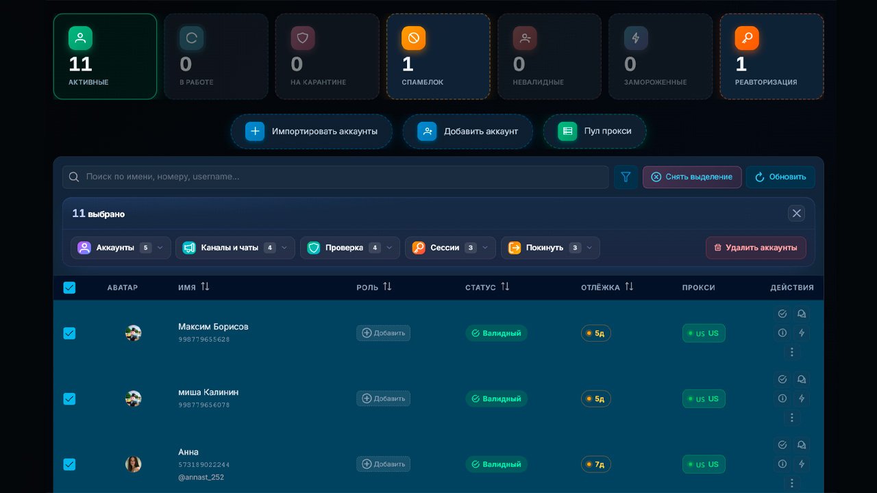 менеджер аккаунтов gramgpt.io